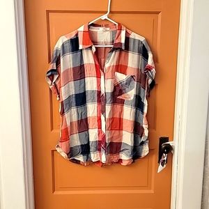 Summer Flowy Short Sleeve Shirt